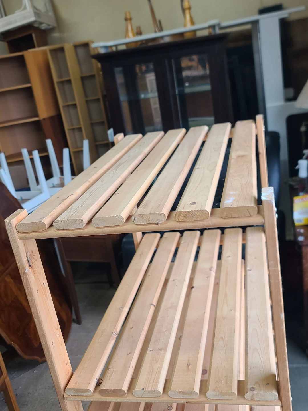 Wooden Shelf Unit - photo 3