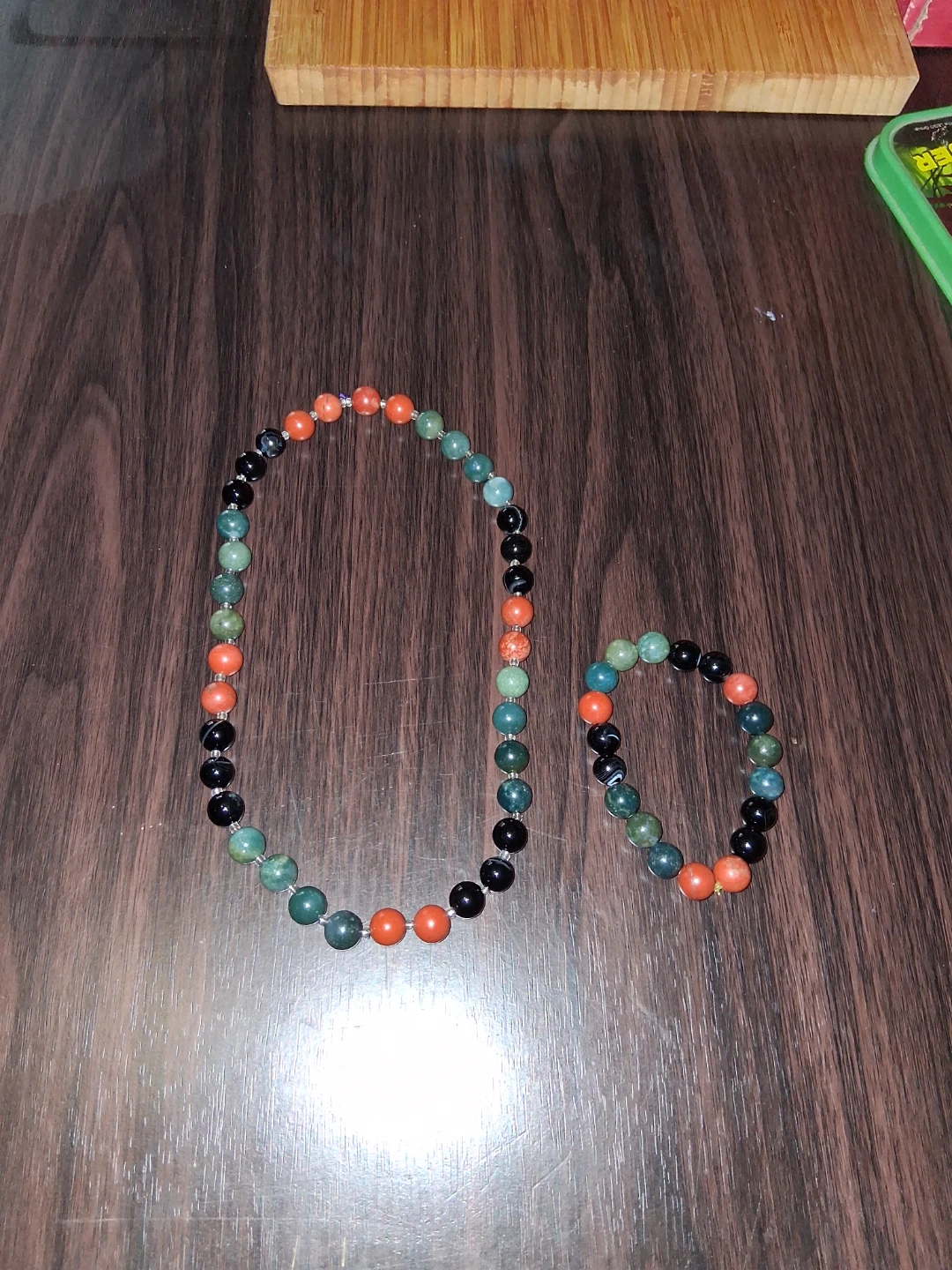 Beaded Necklace and Bracelet Set - photo 2
