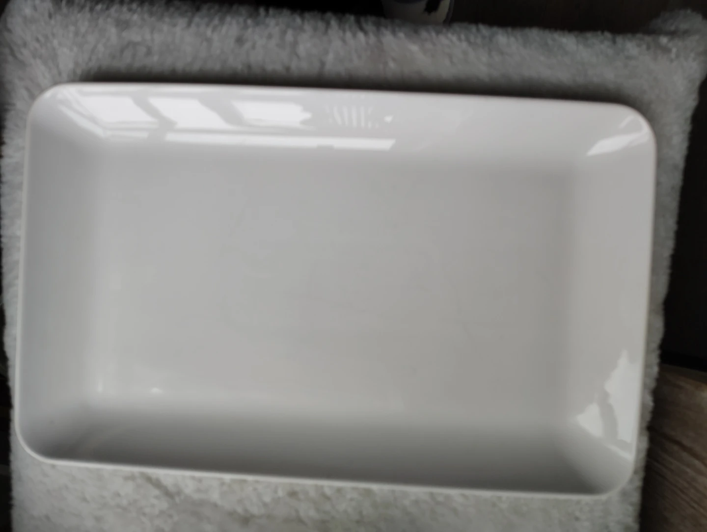 White Rectangular Serving Platter - photo 2