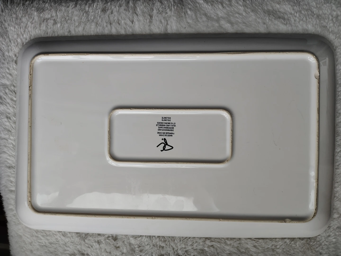 White Rectangular Serving Platter - photo 3