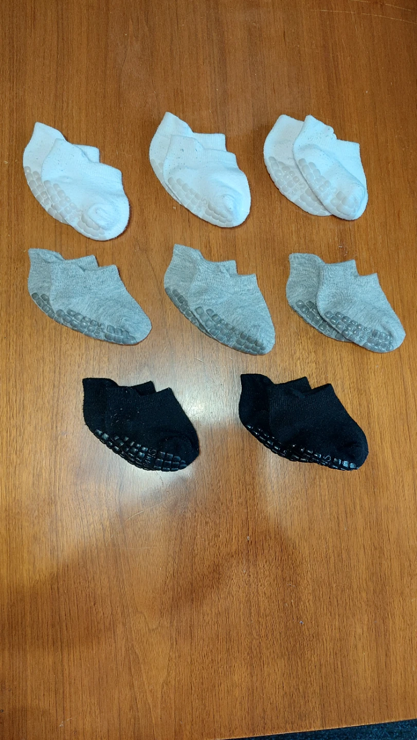 Baby Gripper Socks (8 Pairs)
