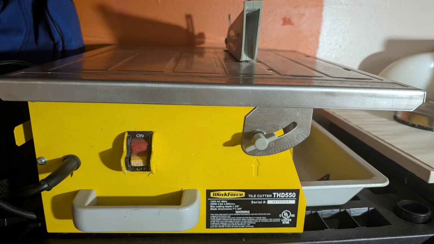 Workforce THD550 Tile Cutter - photo 4