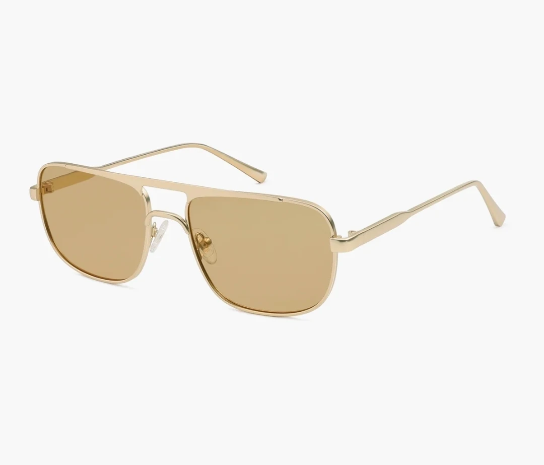 Aviator Style Sunglasses Polarized UV400 Metal Frame Rectangle - photo 2