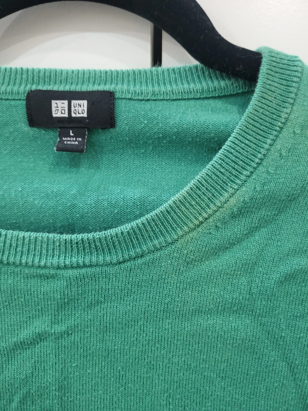 UNIQLO Green Crew Neck Sweater Size L - photo 3