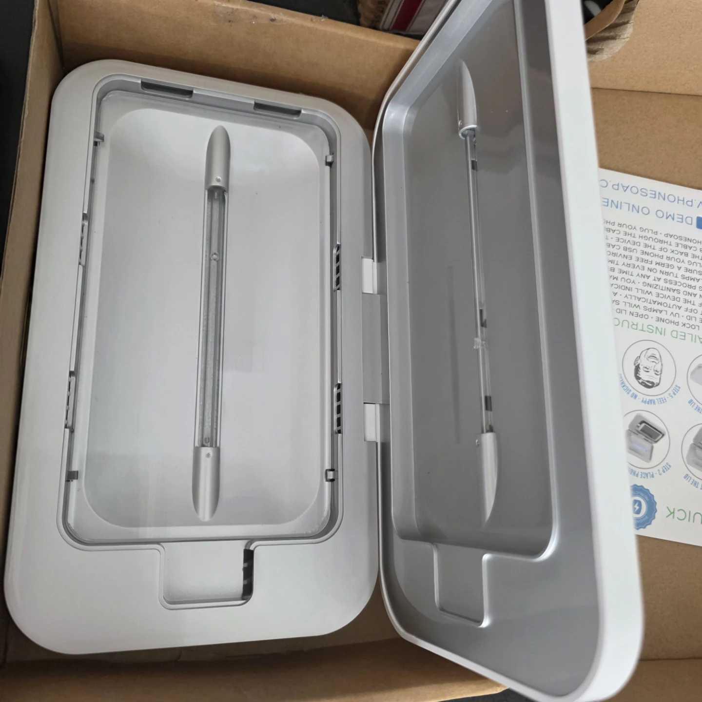Phone Soap Sanitizer with UV Light - photo 3