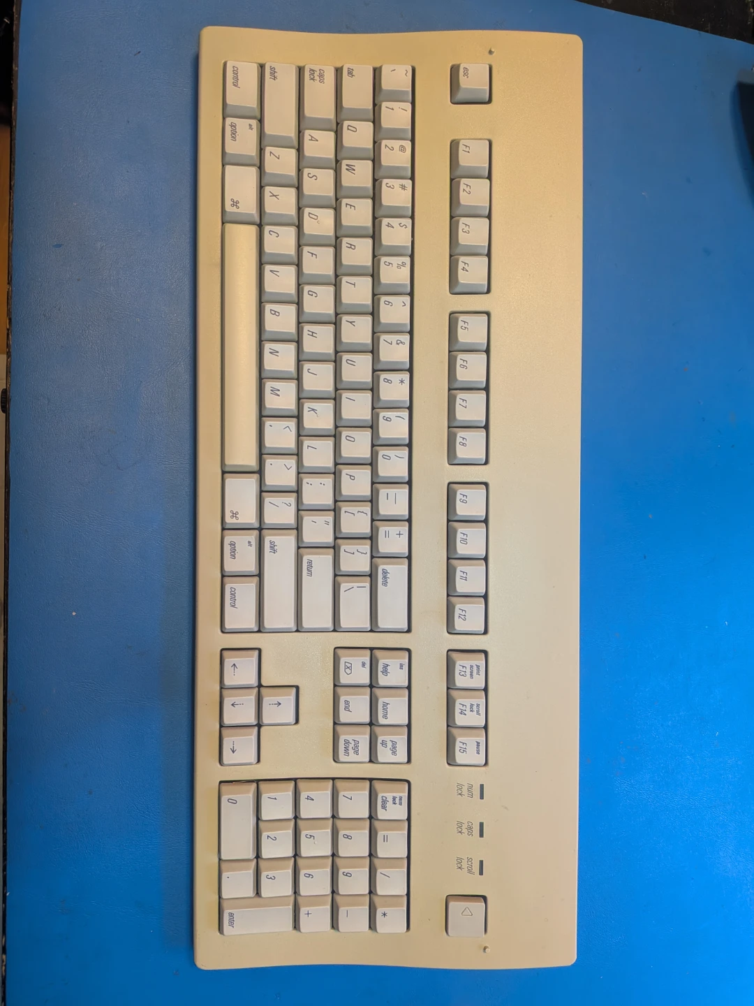 Vintage Mechanical Apple Extended Keyboard II ADB