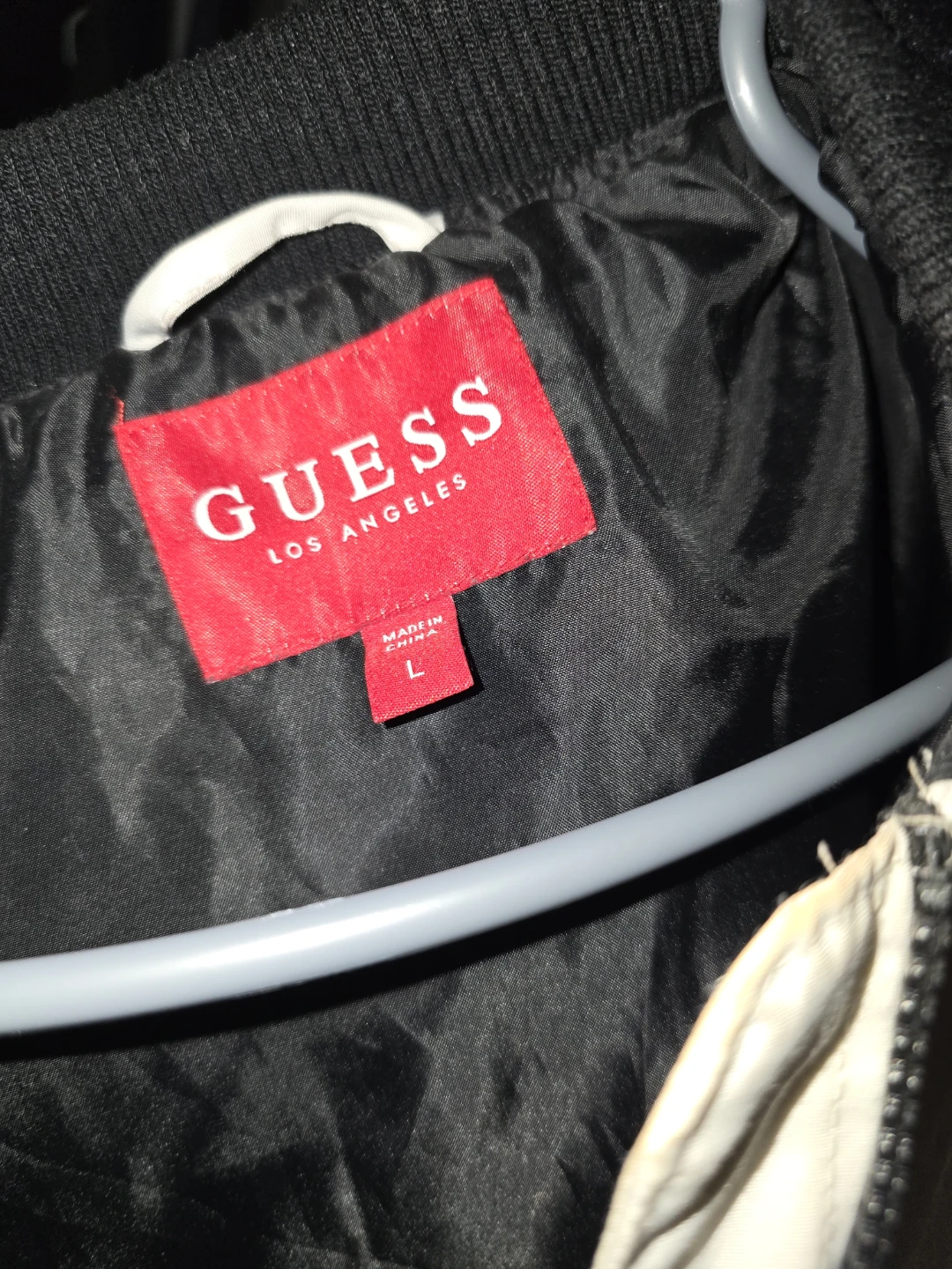 Guess Puffer Jacket with Fur Hood - White - photo 4