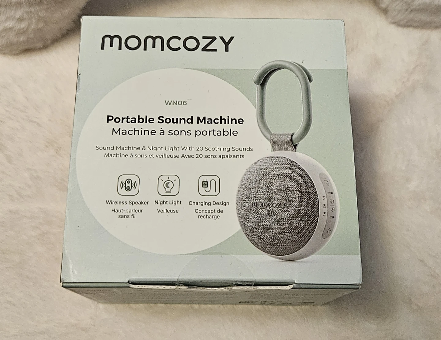 Momcozy Portable Sound Machine & Night Light