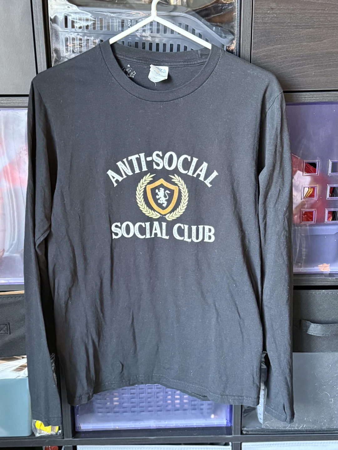 Anti-Social Social Club Black Long Sleeve Shirt