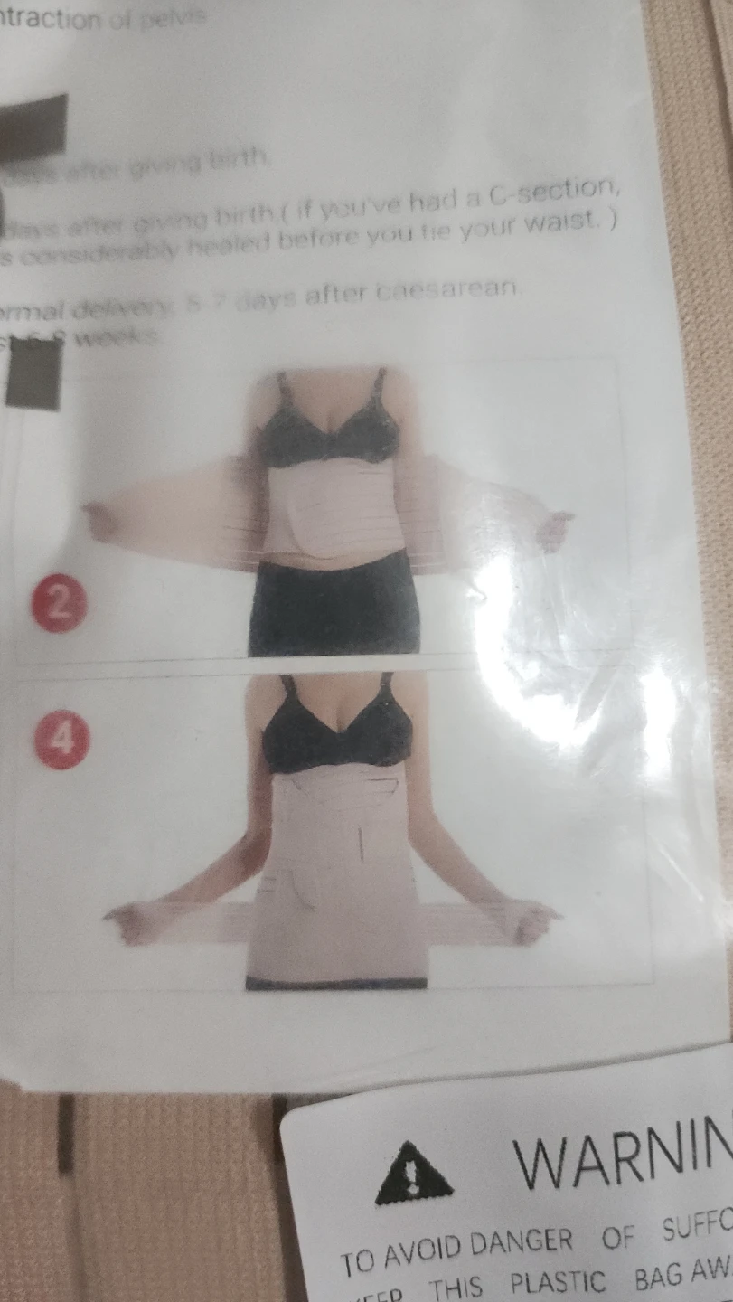 Postpartum Belly Wrap 3-in-1 Waist and Pelvis Support Belt - photo 2