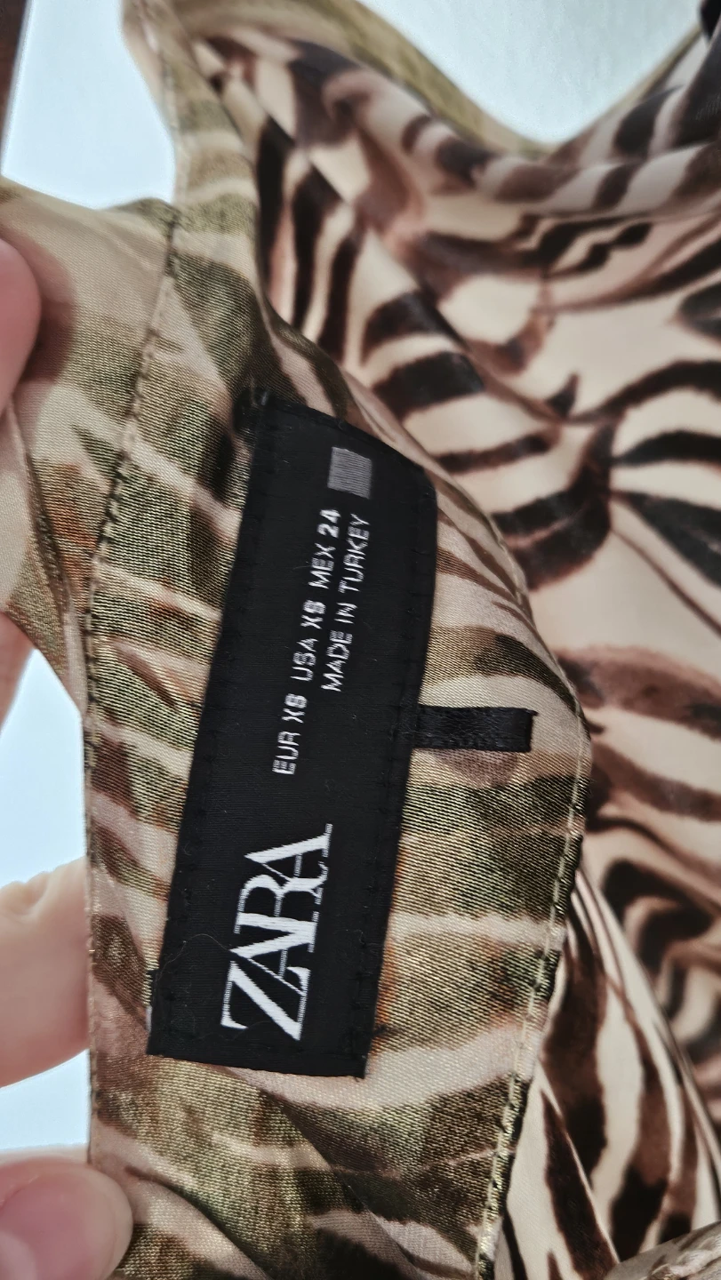ZARA Halter Neck Maxi Dress - XS - Animal Print - photo 4