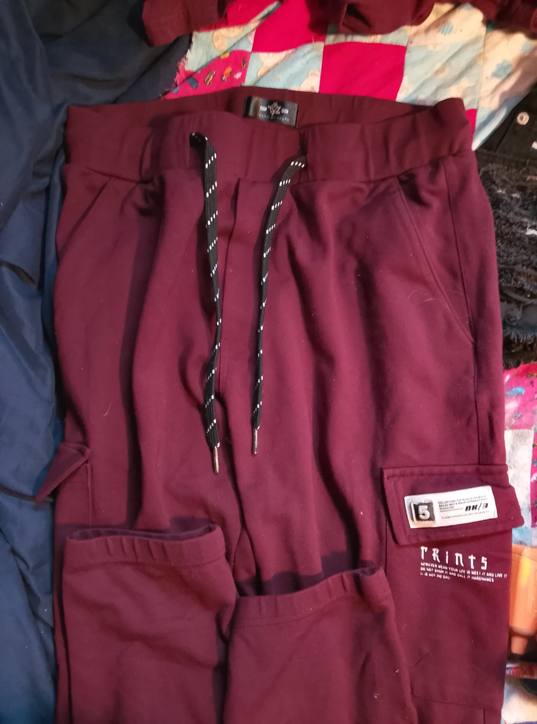 Maroon Cargo Pants and shirt - photo 2