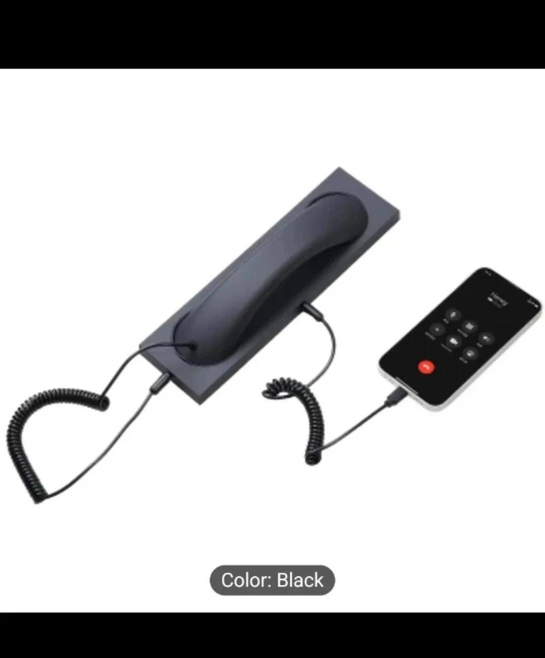 Black Smartphone Handset