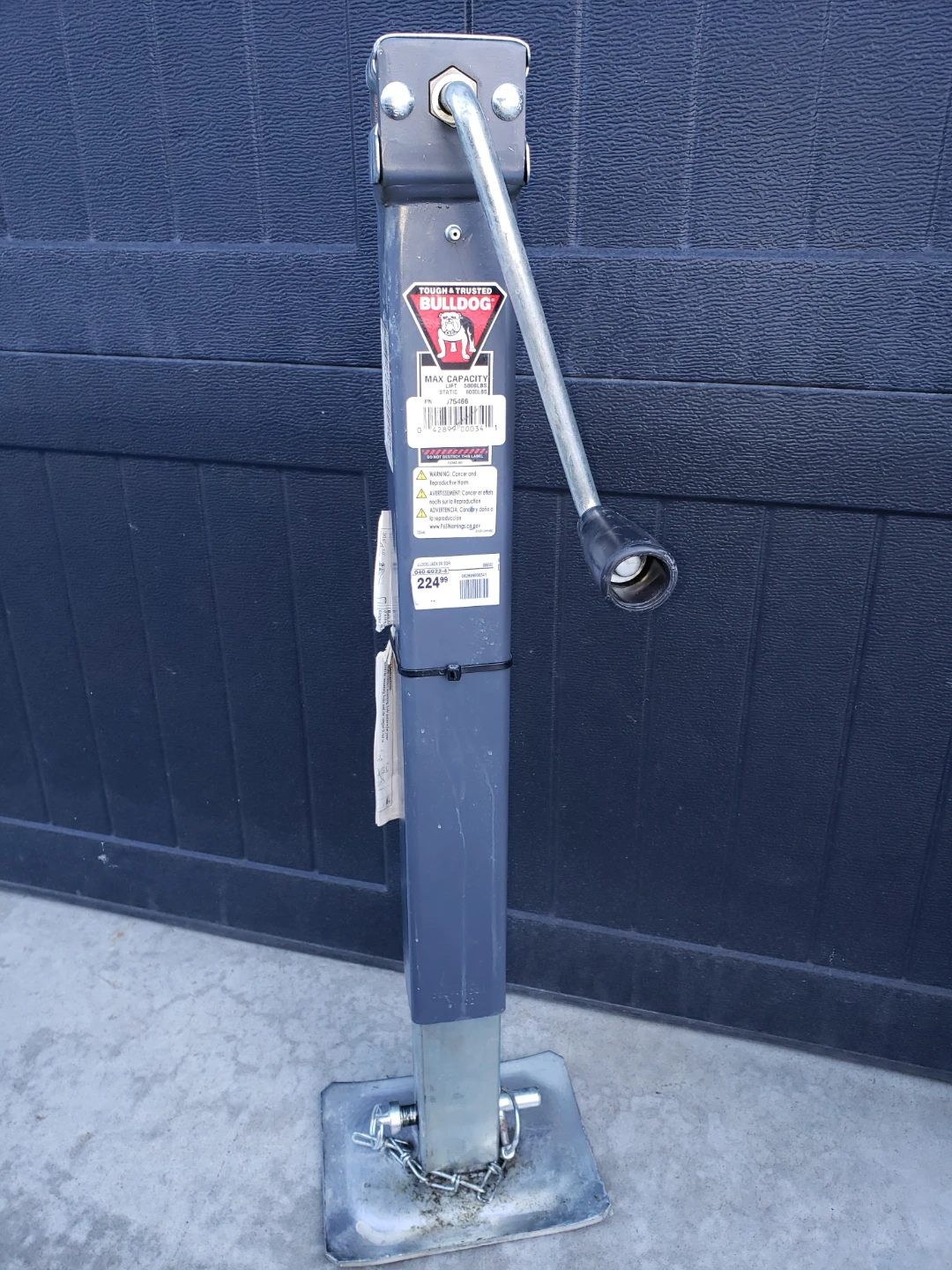 Bulldog 75466 trailer Jack