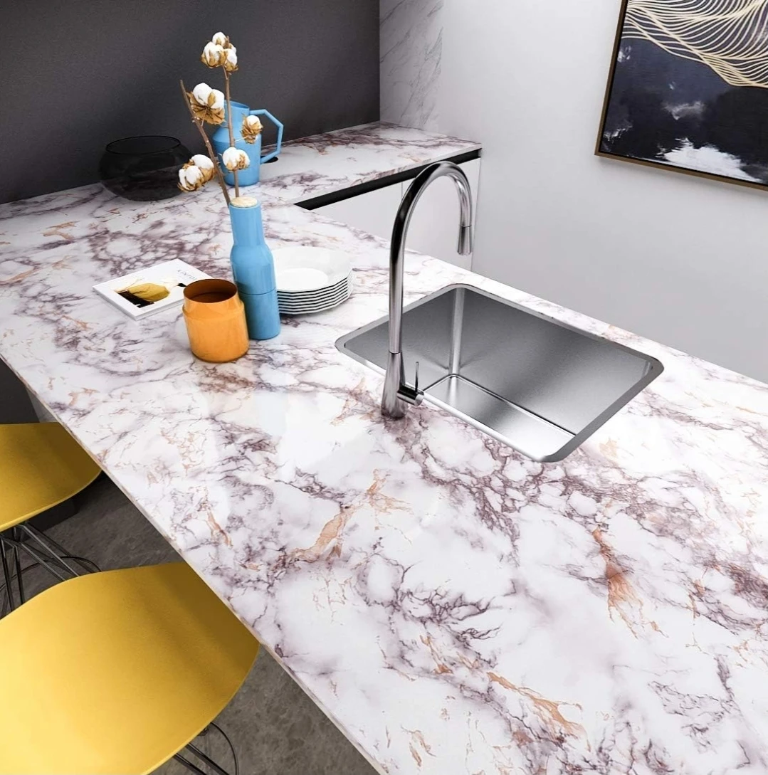 Marble Contact Paper Peel & Stick Countertop Wrap 24" x 197" - photo 5