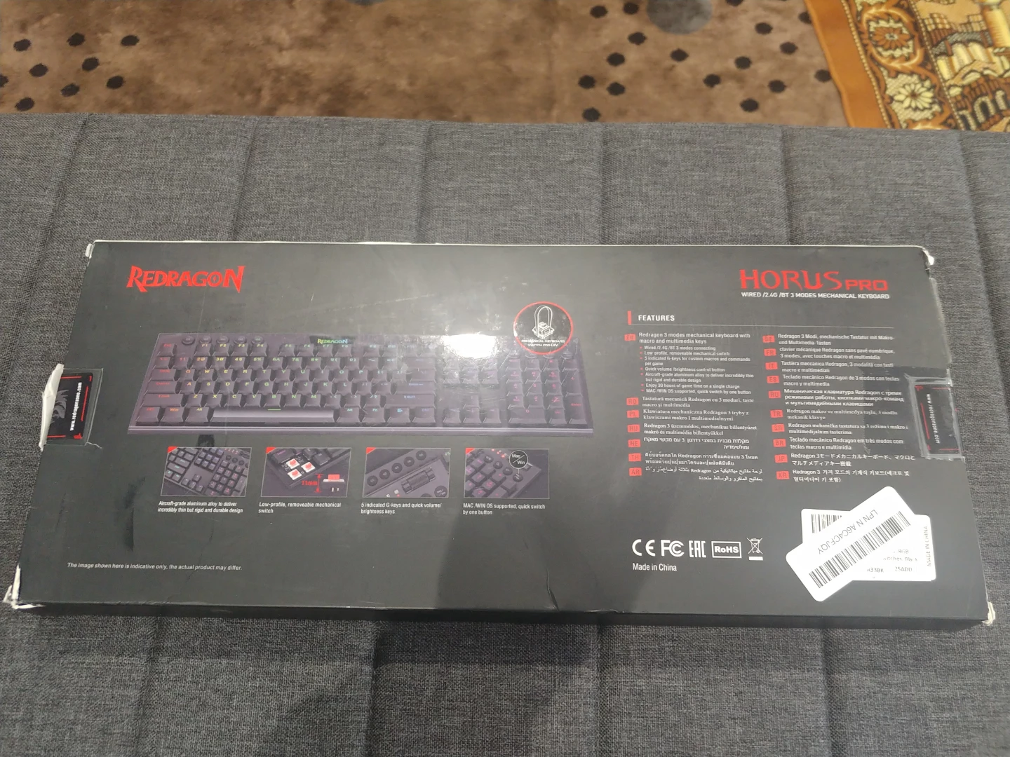 Redragon HORUS PRO Mechanical Gaming Keyboard - photo 4