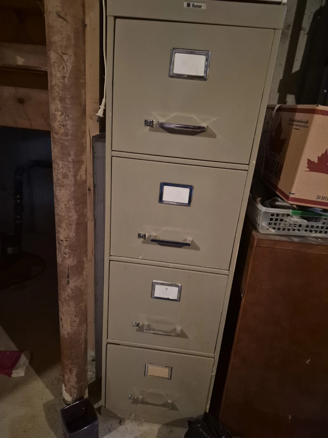 Sunar 4-Drawer Filing Cabinet