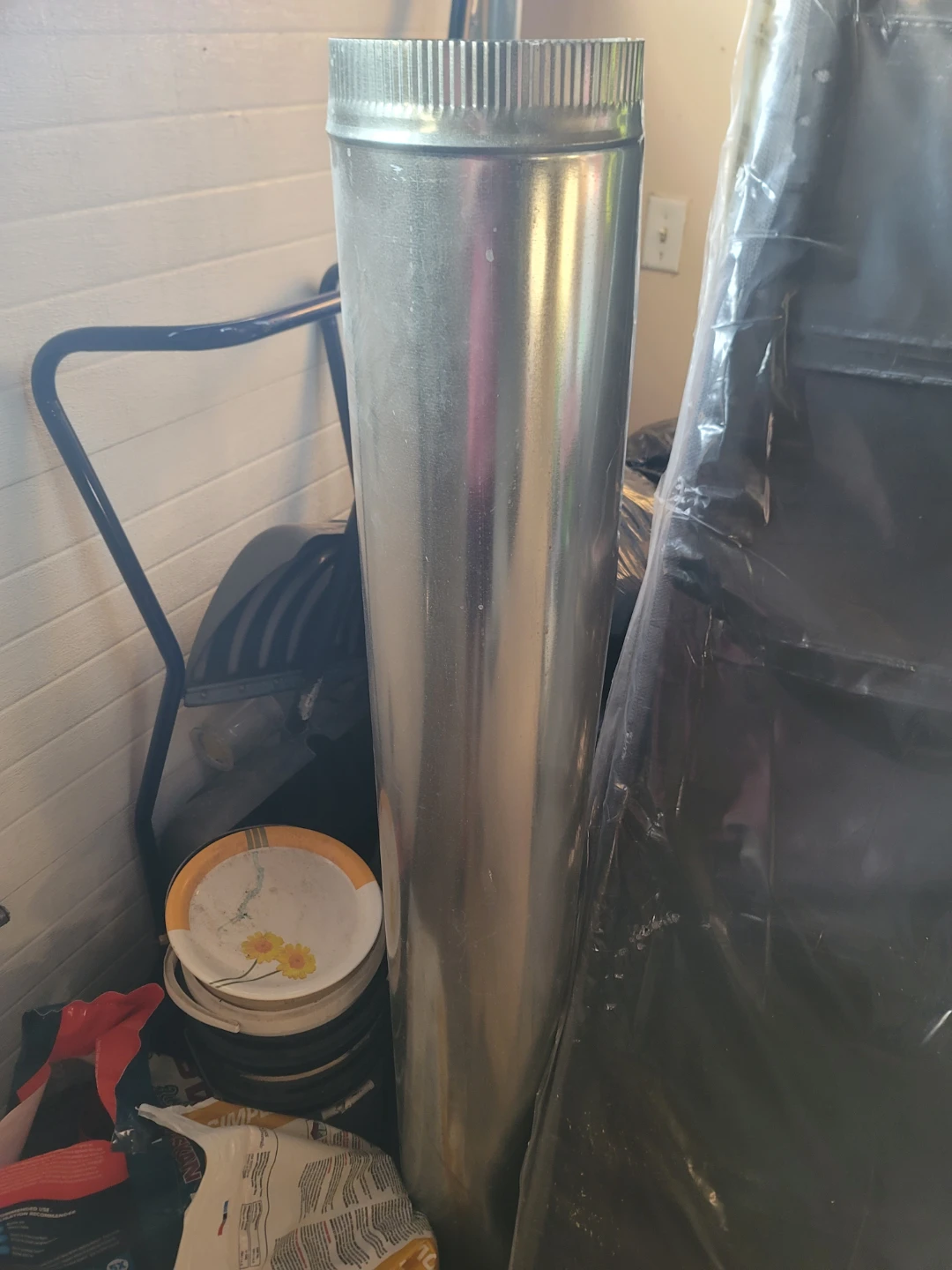 Galvanized Metal Dryer Vent Pipe - photo 3
