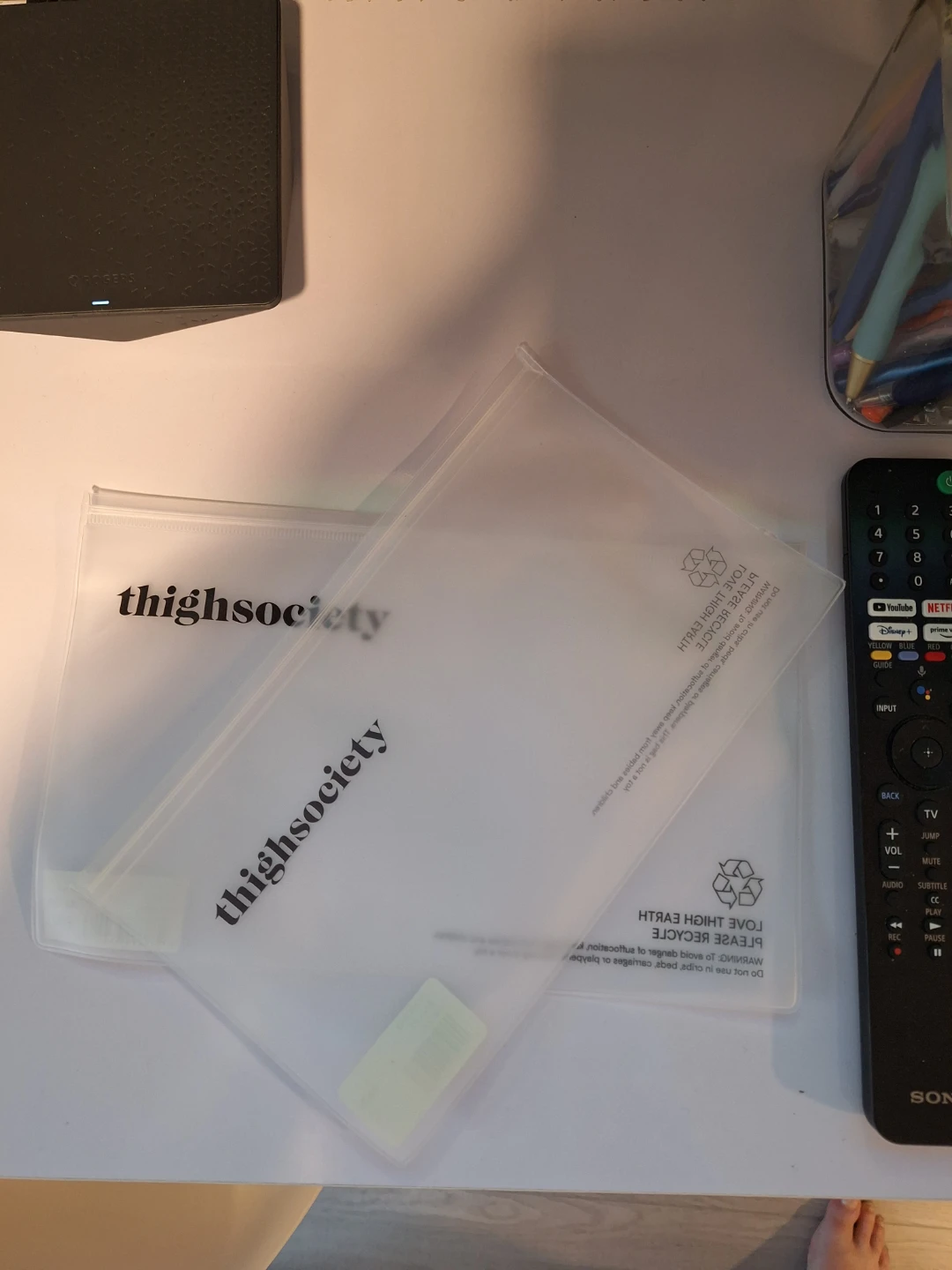 Thighsociety Clear Pouches Set