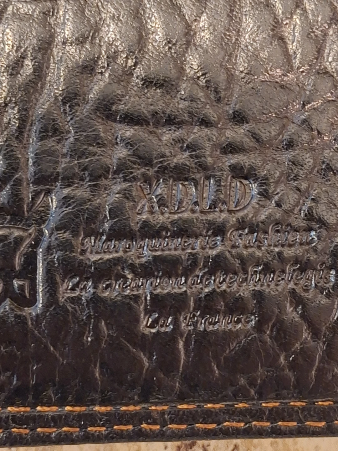 X.D.L.D. Paris Black Leather Bifold Wallet - photo 3