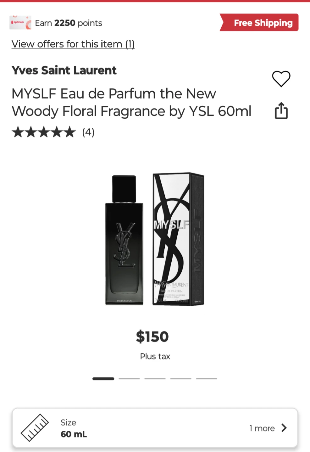 Yves Saint Laurent MYSLF Eau de Parfum 60ml - photo 3