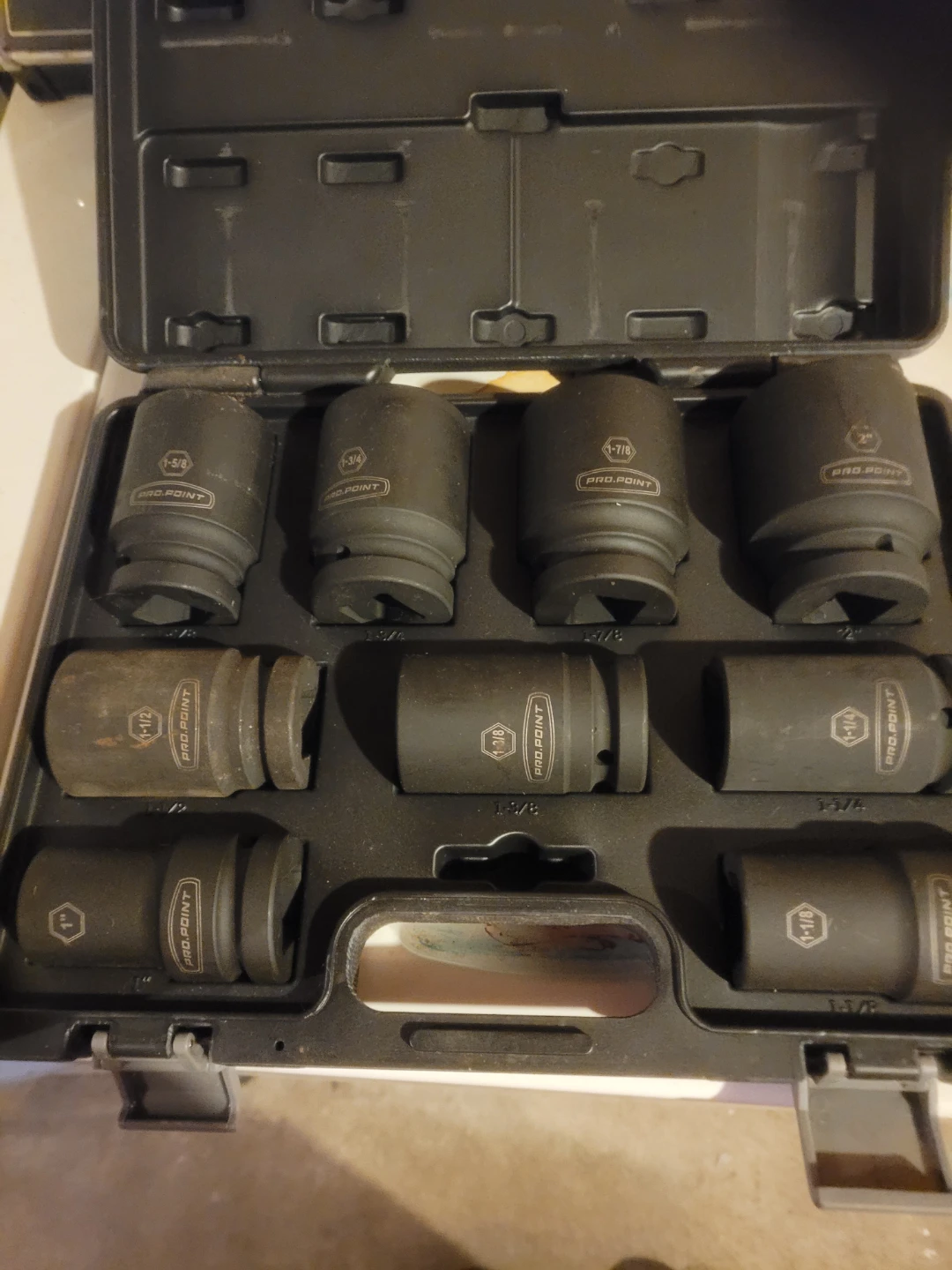 1" drive impact sockets set