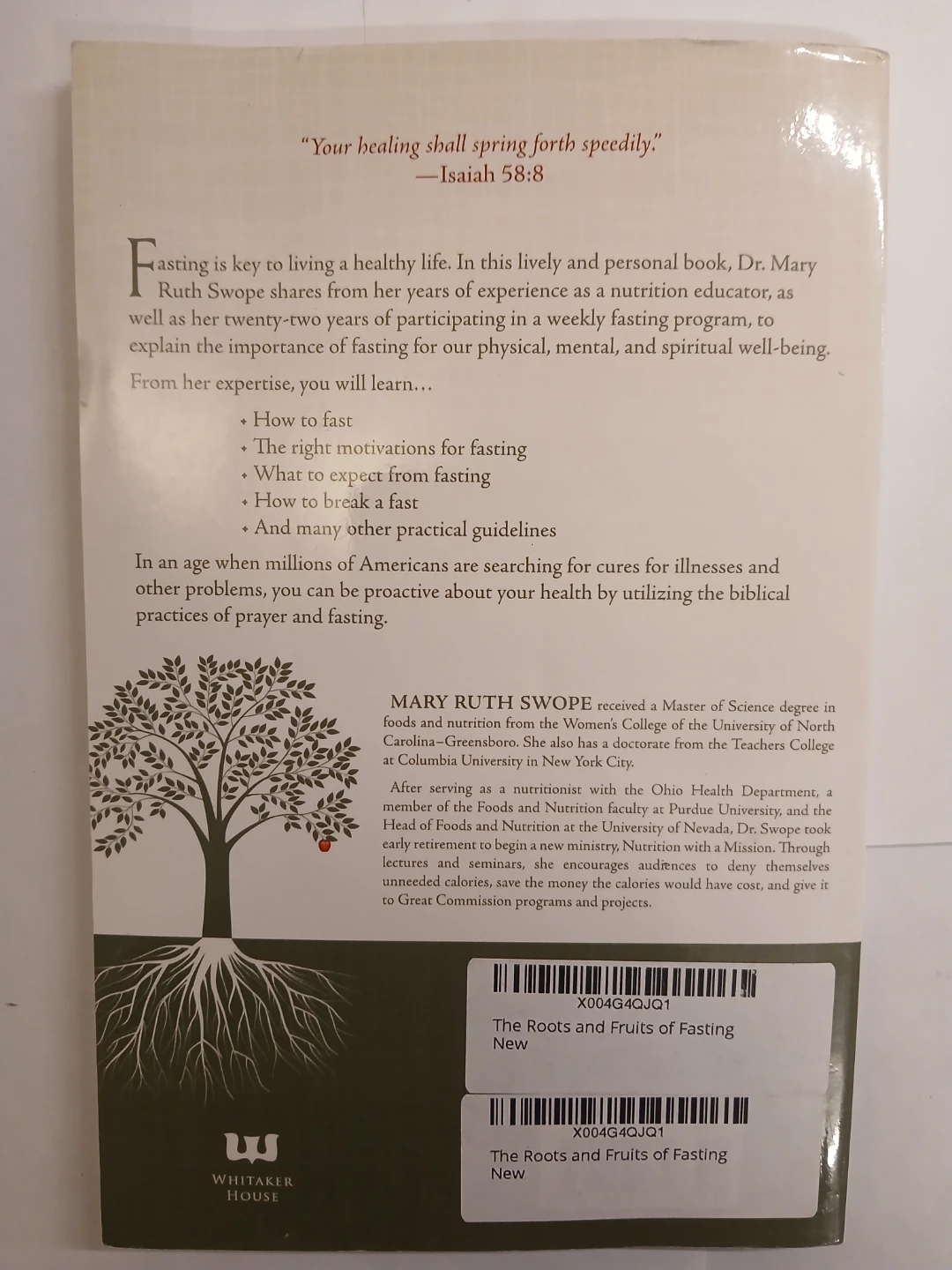 The Roots & Fruits of Fasting by Mary Ruth Swope - photo 2