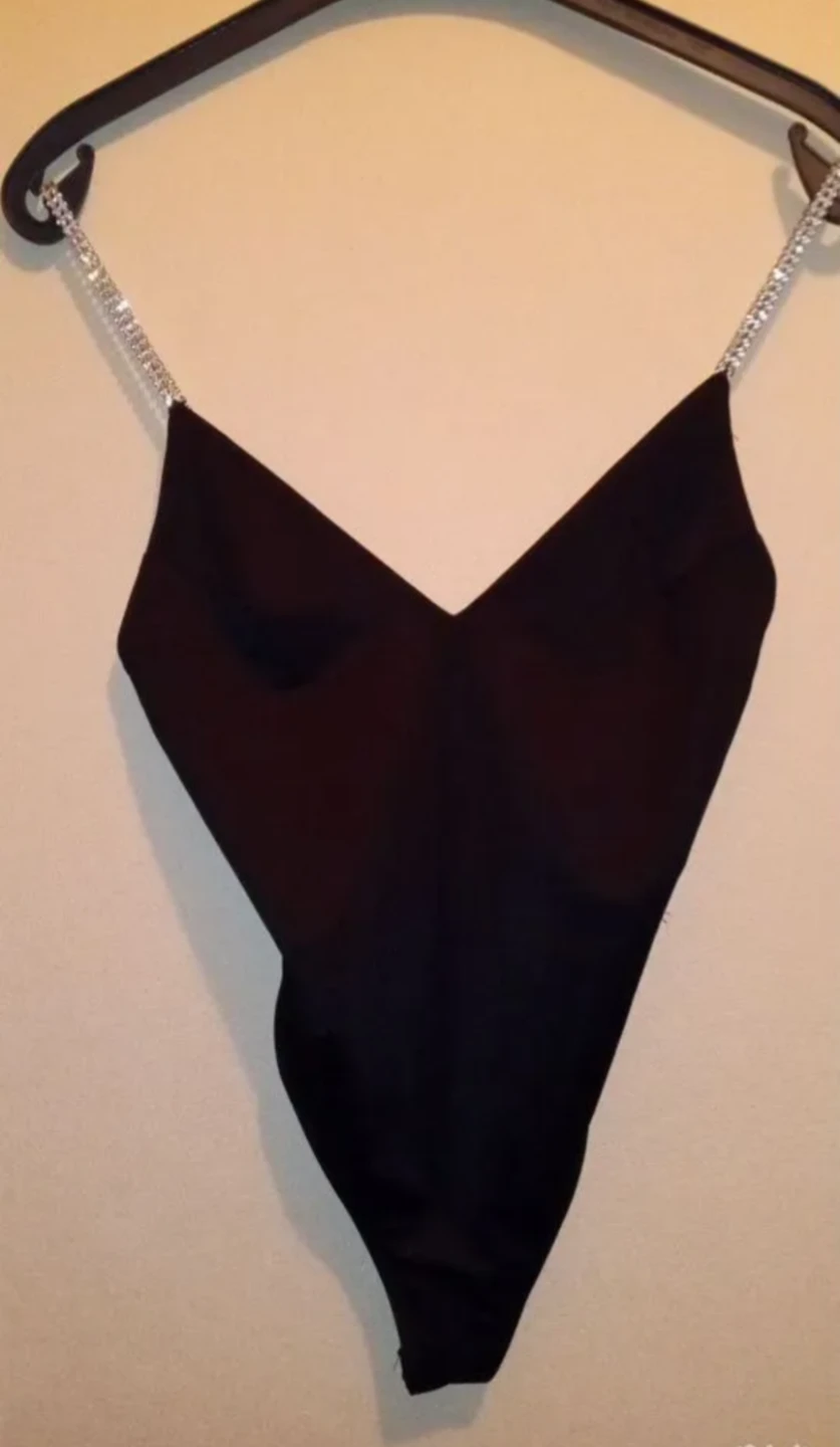 Rhinestones Bodysuit Forever 21