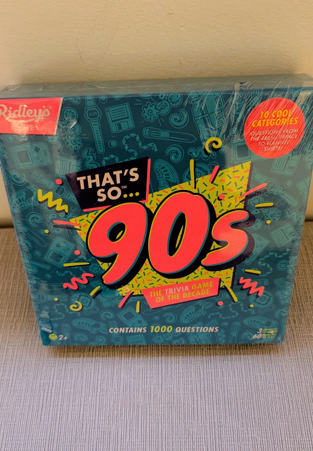 Brand New in Package That's So 90s Trivia Game by Ridley's