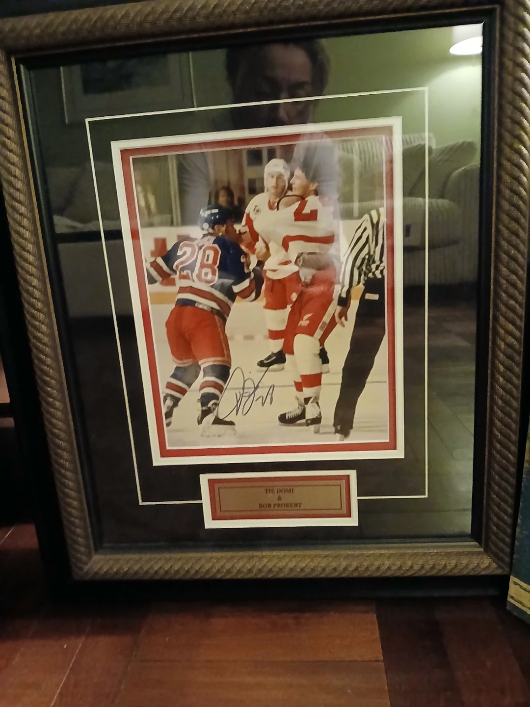 Framed Autographed Hockey Photos - photo 3