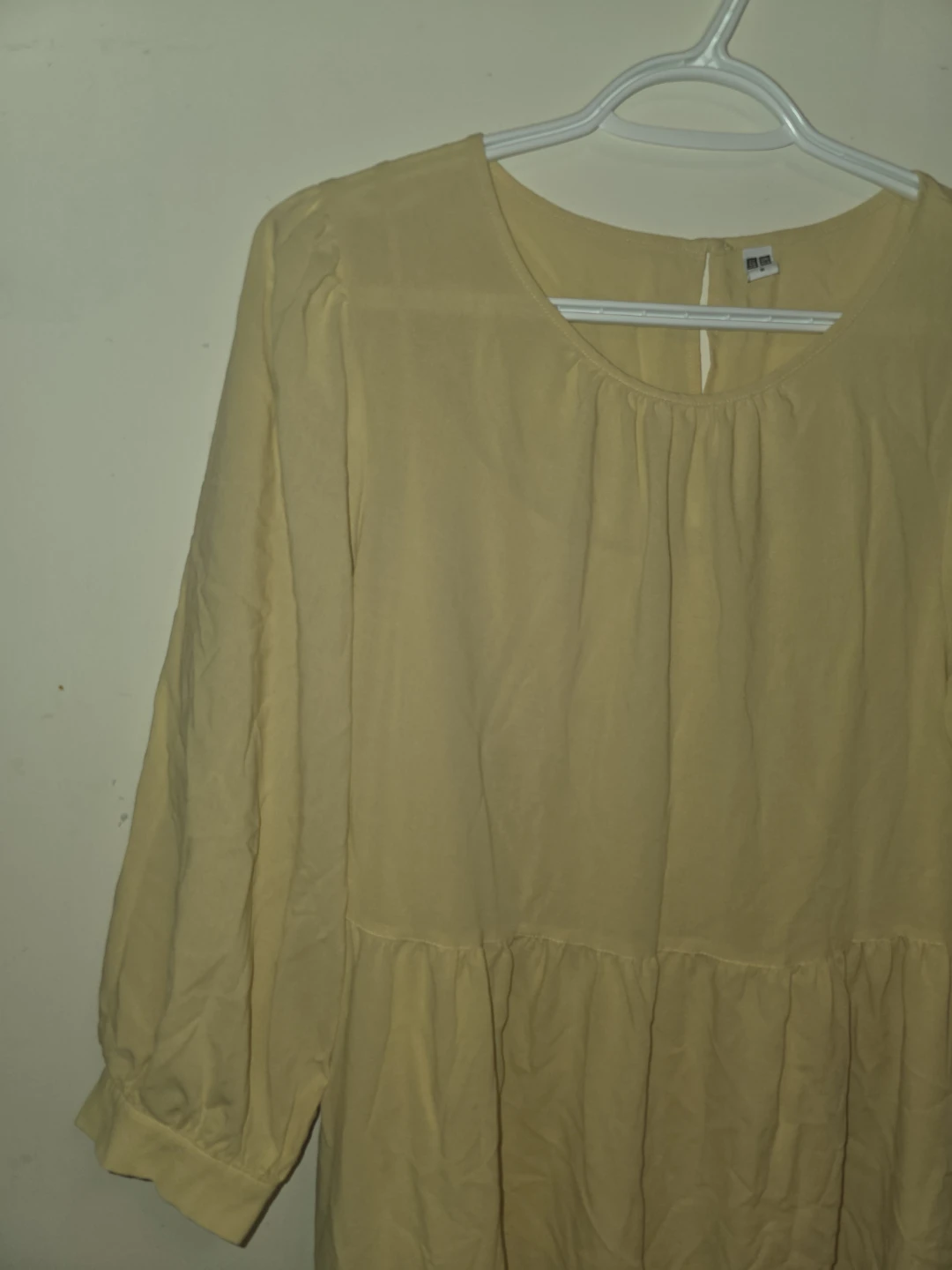UNIQLO Yellow Midi Dress Size M