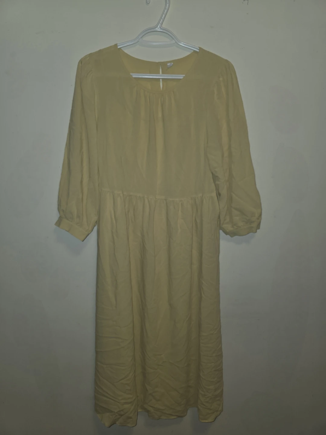 UNIQLO Yellow Midi Dress Size M - photo 3