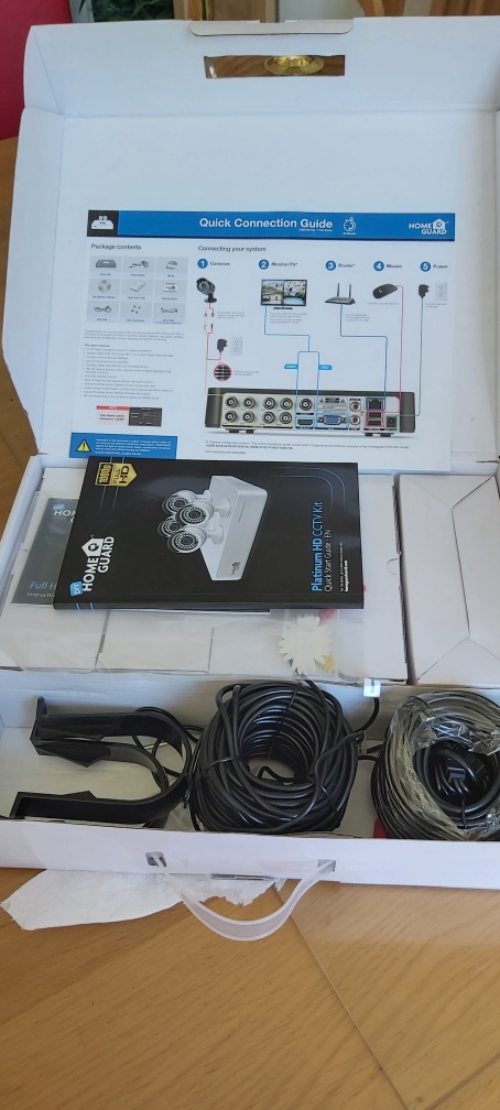 HomeGuard DIY 4 Channel 1080p HD CCTV Kit with 2 Cameras - photo 3