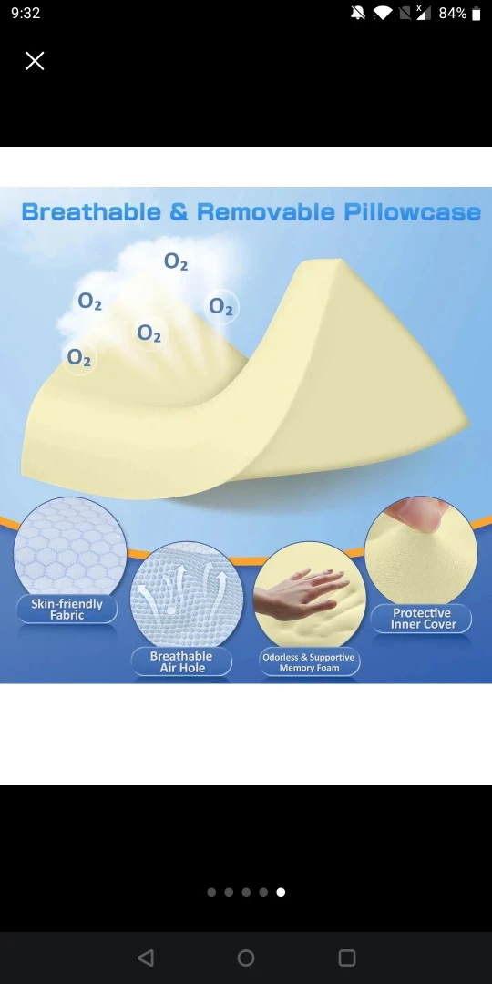 Memory Foam Cervical Neck Pillow - photo 5