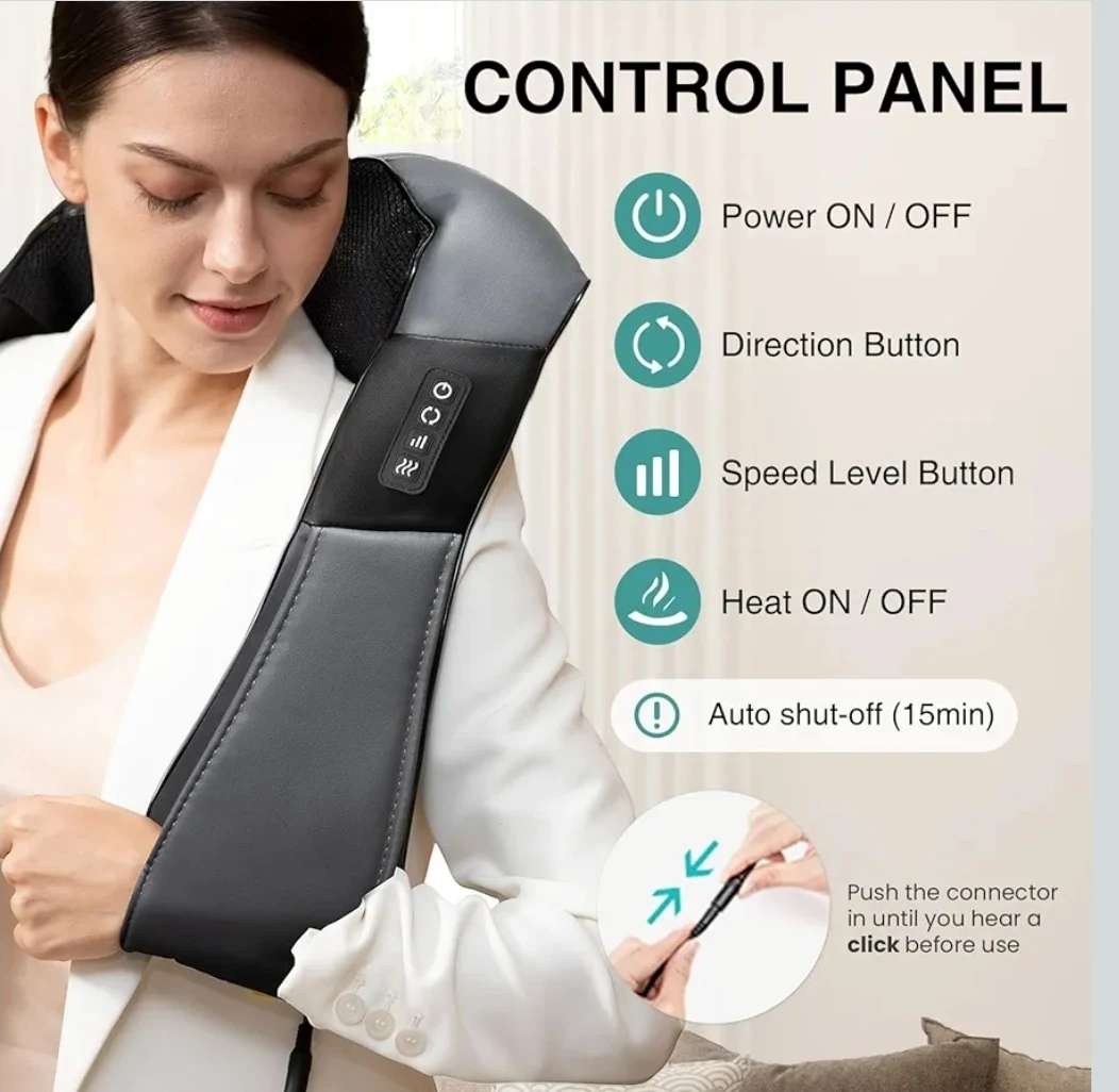 Nekteck Neck and Shoulder Massager with Heat