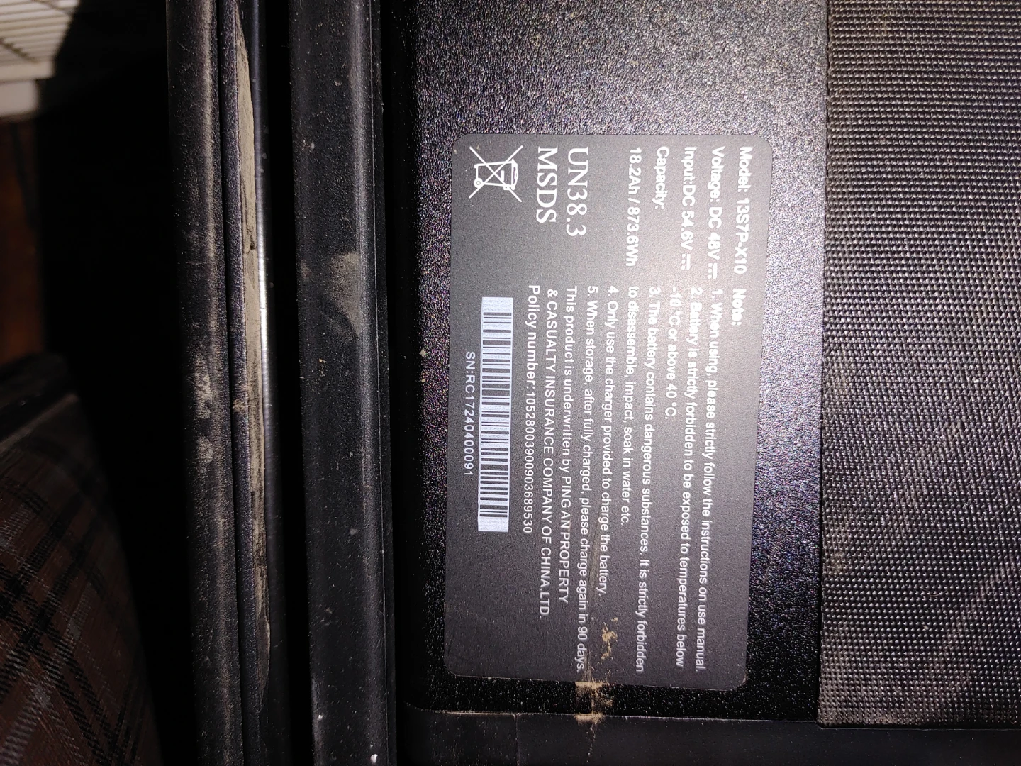 SHOK Electric Scooter 13S7P-X10 - photo 3