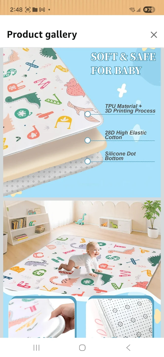 Soft & Safe Baby Play Mat - photo 2