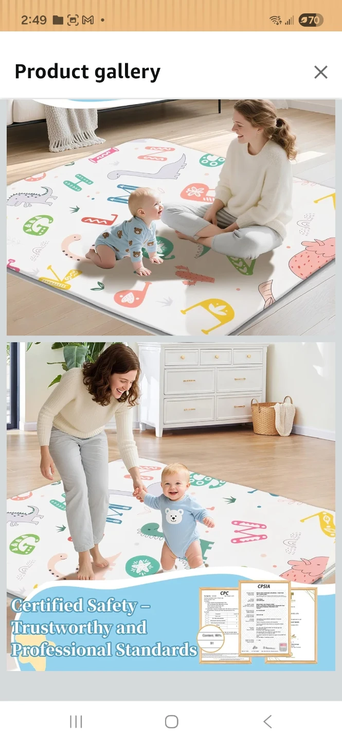 Soft & Safe Baby Play Mat - photo 4