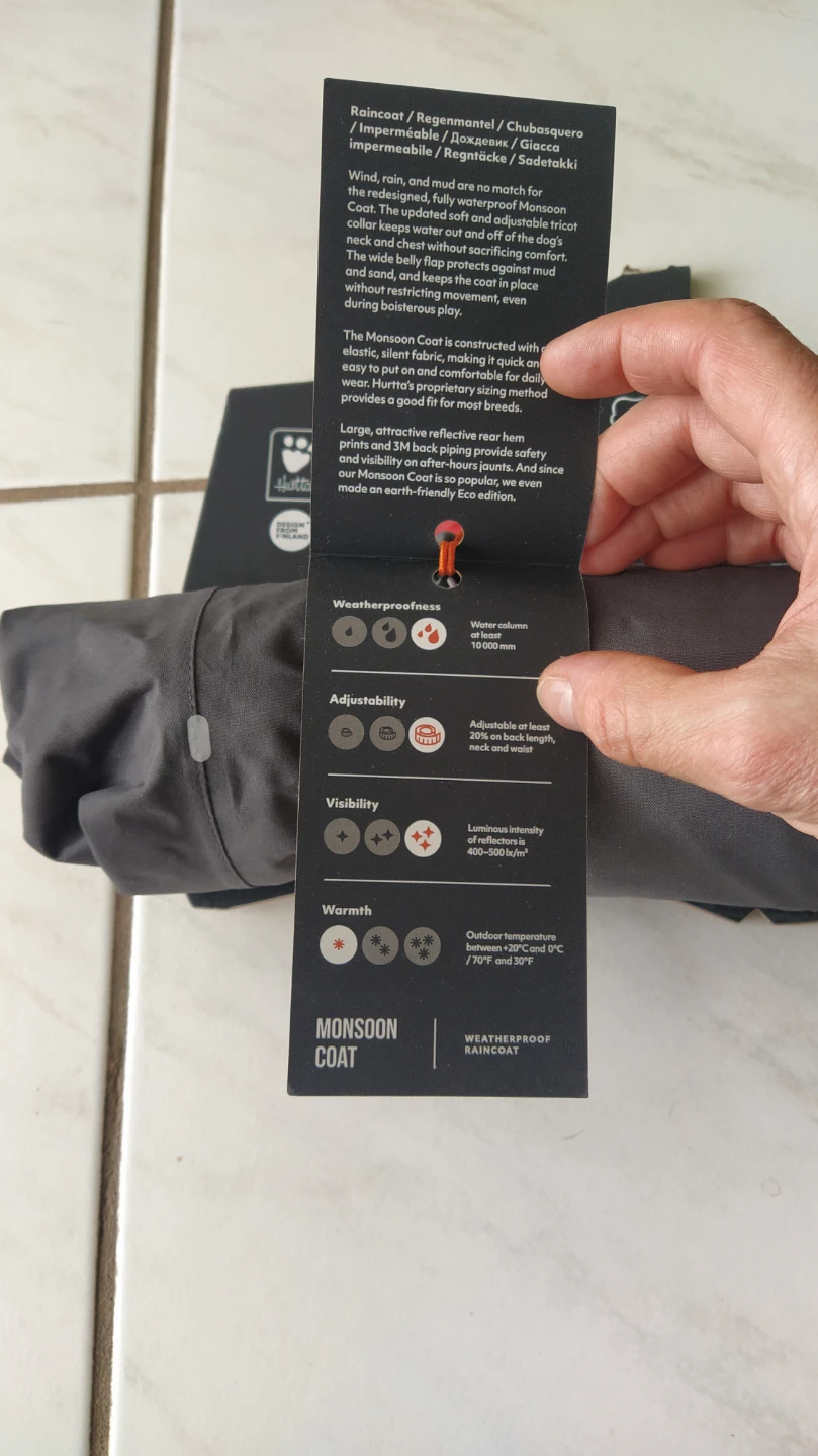 Hurtta Monsoon Coat - Blackberry - 24" - photo 3