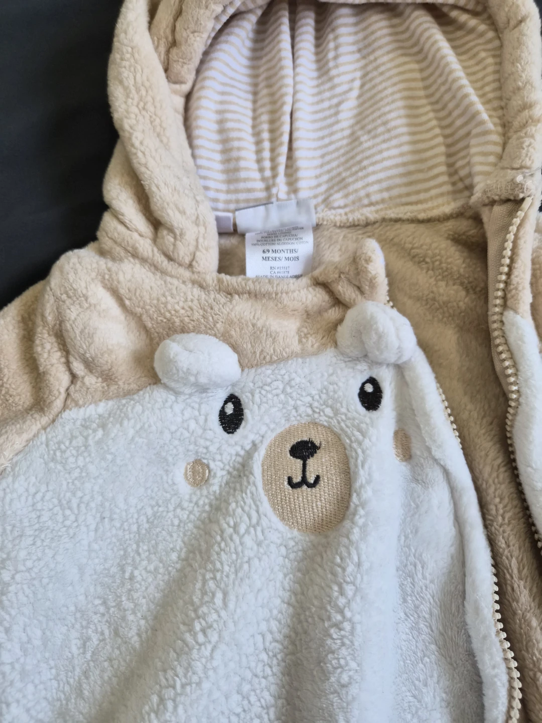 Baby Bear Fleece suit 6-9 Months - photo 3