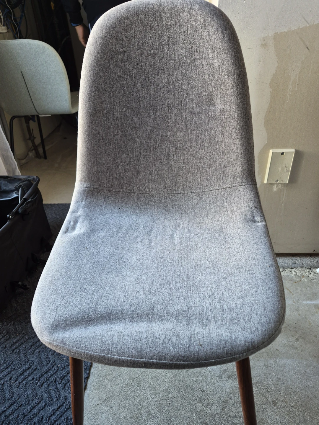 Grey Upholstered Dining Chair (2)