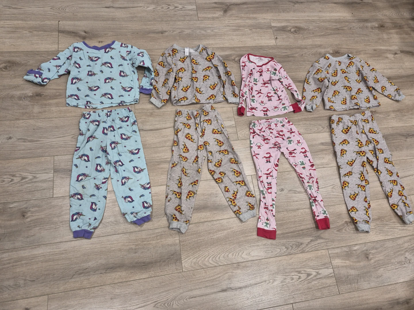 4x Size 6 Girls Pajamas