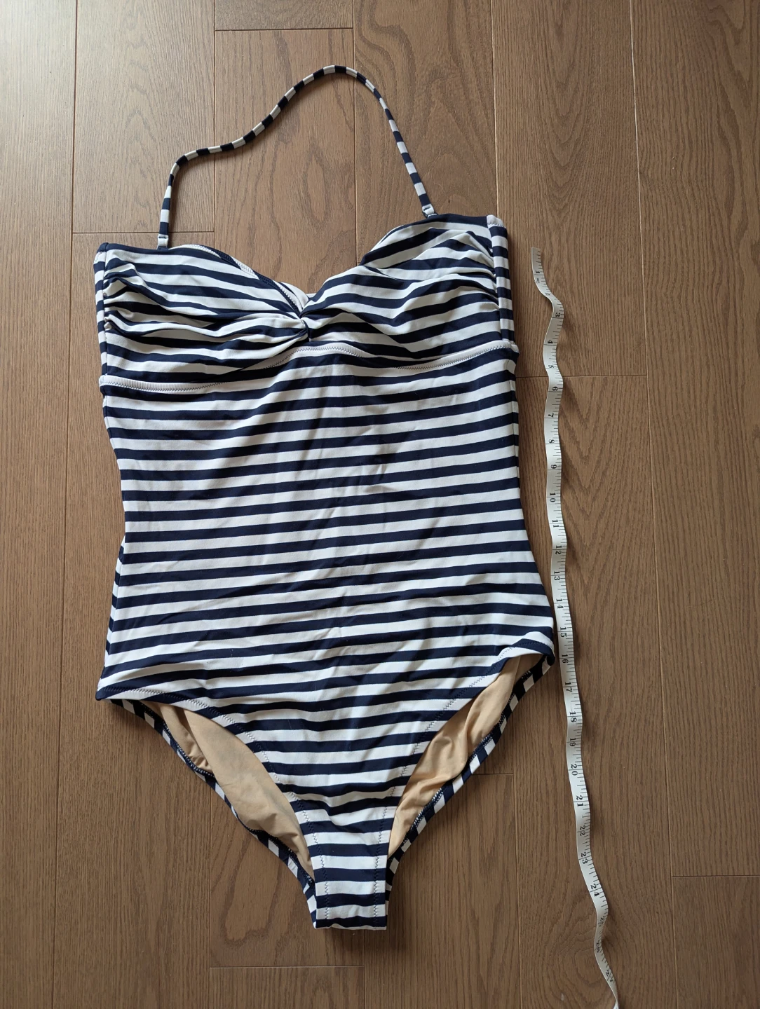J.Crew Striped One-Piece Swimsuit