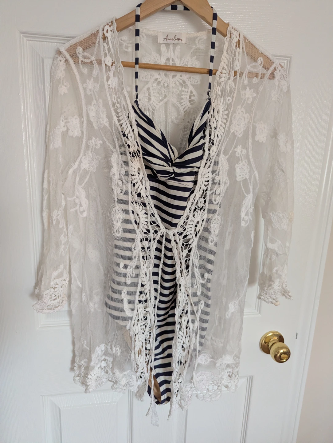 J.Crew Striped One-Piece Swimsuit - photo 4