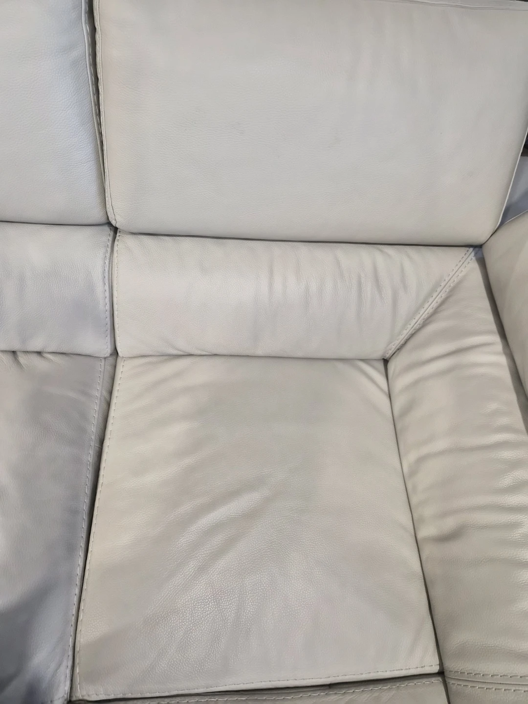Sectional Sofa - Beige  Italian Leather - photo 3