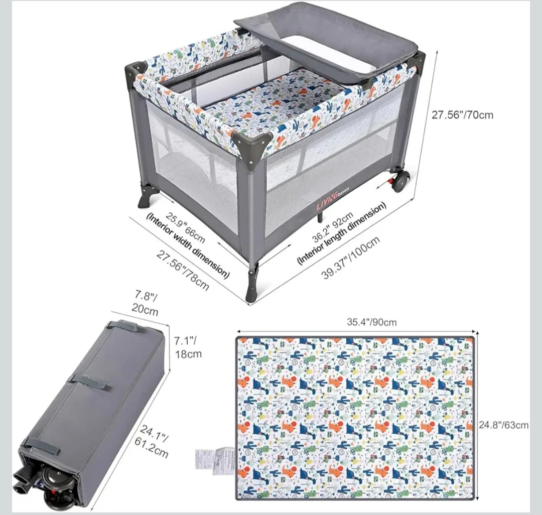 FREE - Living Basics Playard with Bassinet - photo 3