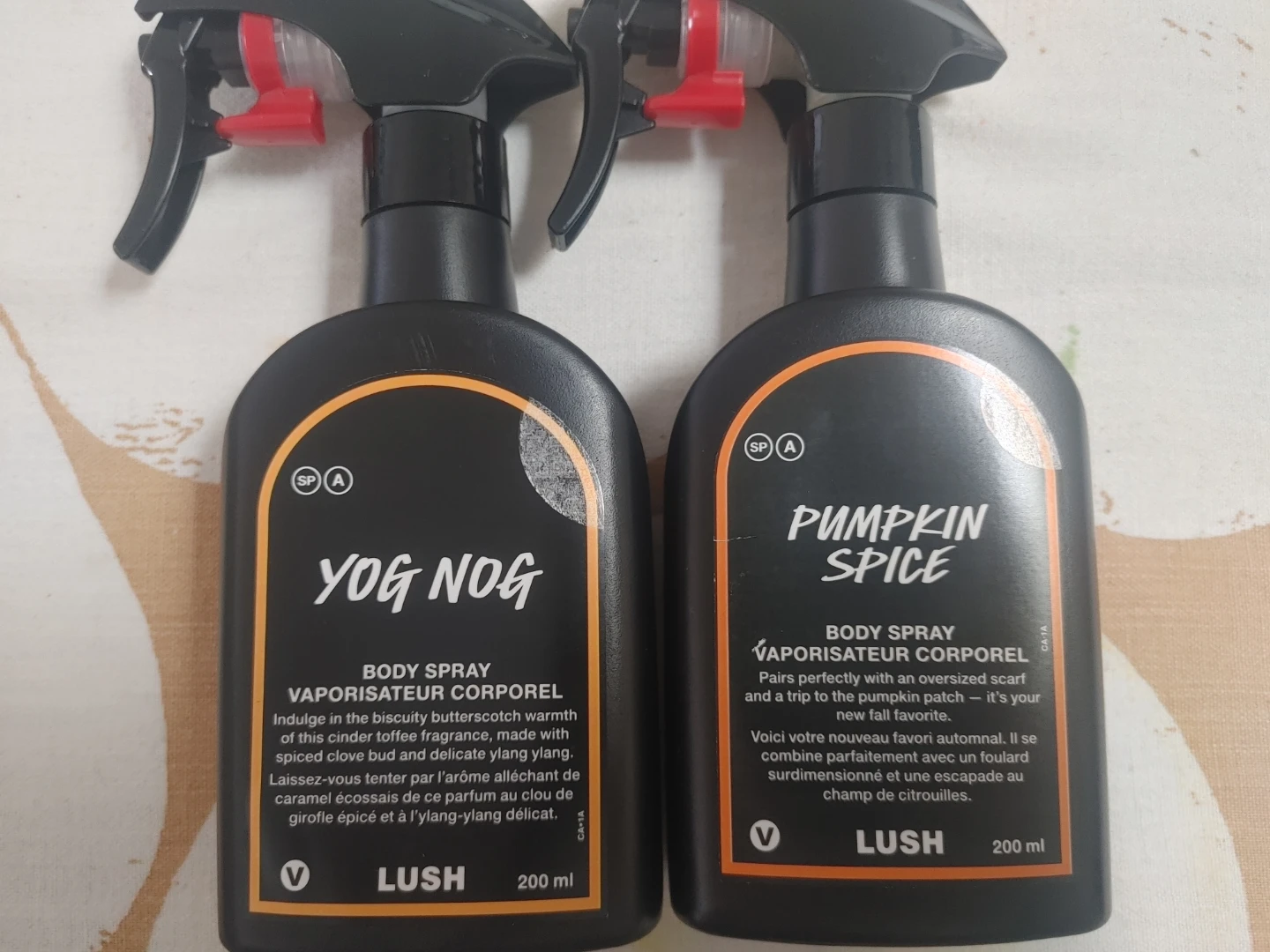 LUSH YOG NOG & PUMPKIN SPICE Body Spray