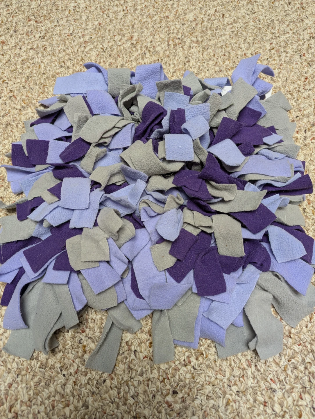Purple and Grey Snuffle Mat for Pets