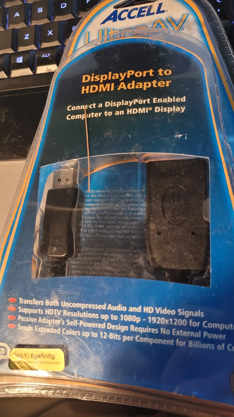 Accell UltraAV DisplayPort to HDMI Adapter - photo 2