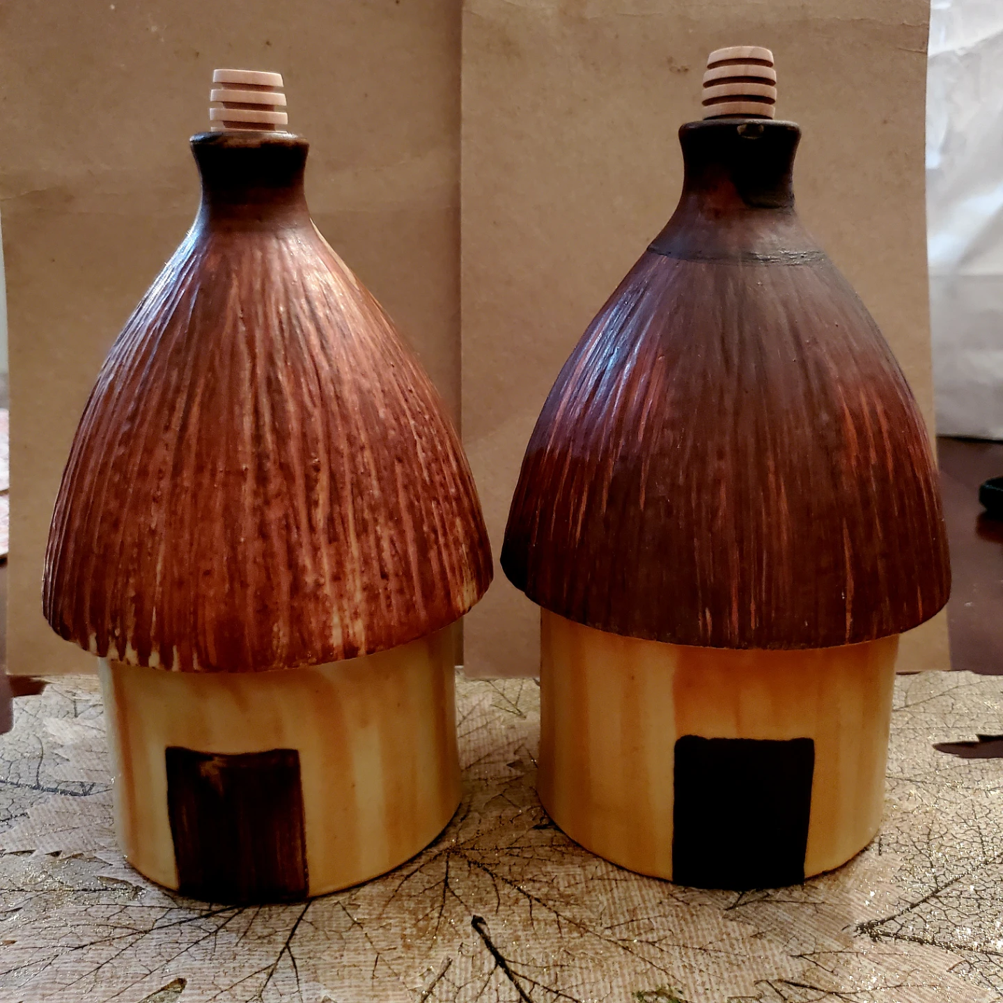 1950's Hutique Liqueur Ceramic Bottles - Set of 2 - photo 2